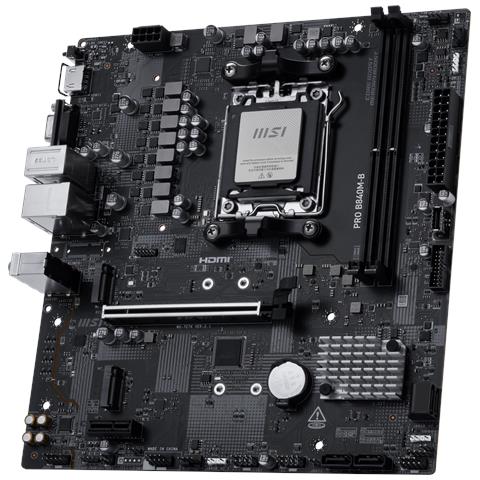 Scheda Madre PRO B840M-B Socket AM5 Chipset AMD B840 Micro-ATX - Foto 2