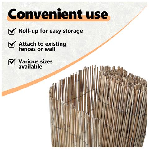 Recinzione in canneto per giardino  600x160 cm - Foto 2