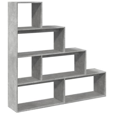 Libreria 4Ripiani Grigio Cemento 143,5x29x143,5cm Truciolato - Foto 1