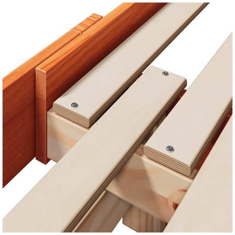 Letto Estensibile per Bambini Cera marrone 80 x 130 / 165 / 200 cm - Foto 9