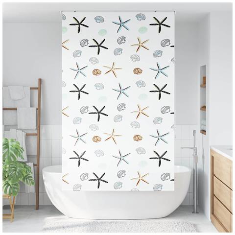 Tenda a Rullo Doccia 140x240 cm Larghezza Tessuto 136 cm - Foto 2