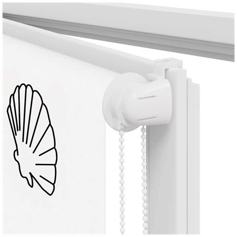 Tenda a Rullo Doccia 140x240 cm Larghezza Tessuto 136 cm - Foto 9