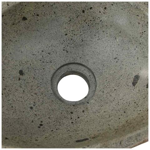 Lavabo Grigio chiaro (30-37) x (25-30) x 12 cm Pietra di Fiume - Foto 9