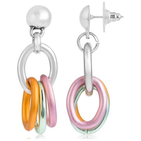 Ciondolo In Argento Con Maglie Multicolori - Foto 1