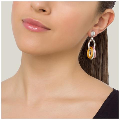 Ciondolo In Argento Con Maglie Multicolori - Foto 2