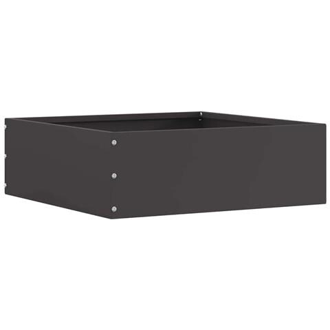 Bordura per Prato Nero 40 x 40 x 13 cm Acciaio - Foto 1