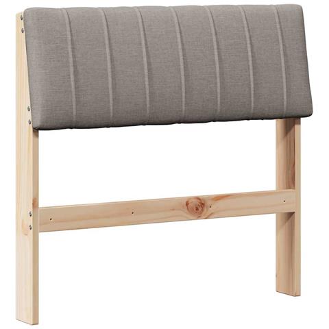 Testiera imbottita Talpa 80 cm Pino massello - Foto 1