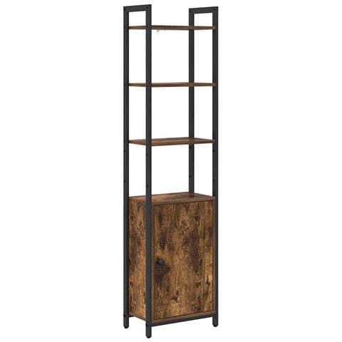 Armadio per Libri Rovere fumé 40 x 24 x 161 cm - Foto 1