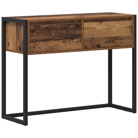 Tavolino Legno vecchio 100 x 36 x 75 cm Legno multistrato - Foto 1