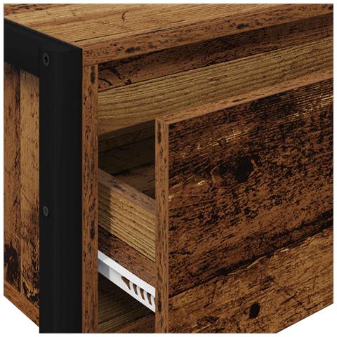 Tavolino Legno vecchio 100 x 36 x 75 cm Legno multistrato - Foto 9