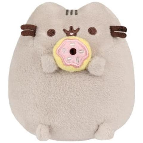 Peluche Mascotte 13cm Con Design Ciambella Incantevole Ultra Morbido, Grigio Chiaro - Foto 1
