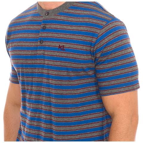 Pigiama Estivo Da Uomo In Cotone A Maniche Corte Kl30000 - Foto 2