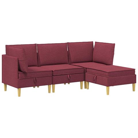 Set di divani modulari con spazio di archiviazione 4 pcs - Foto 1