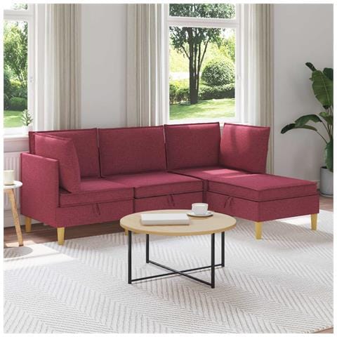Set di divani modulari con spazio di archiviazione 4 pcs - Foto 2