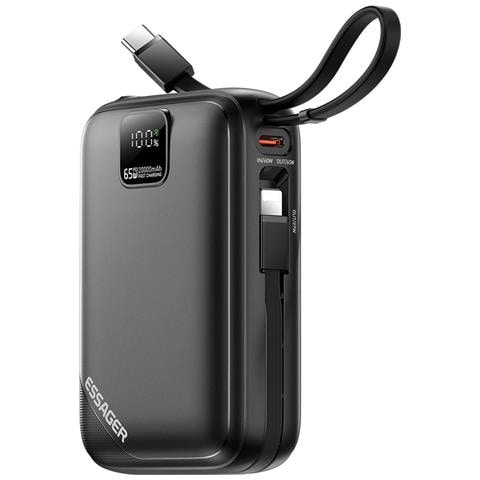 Power Bank - Nero, 20000 mAh, 65W - Foto 1