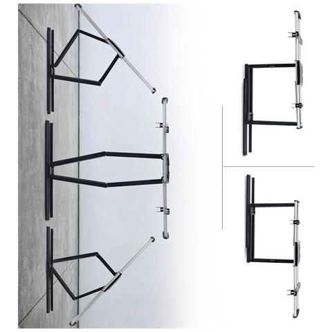 Supporto TV da Parete Articolato Ultrasottile, Staffa per TV fino a 65” / 45kg, Braccio TV per Schermo Piatto a Profilo Basso VESA 600x400, Conforme TAA - Foto 8