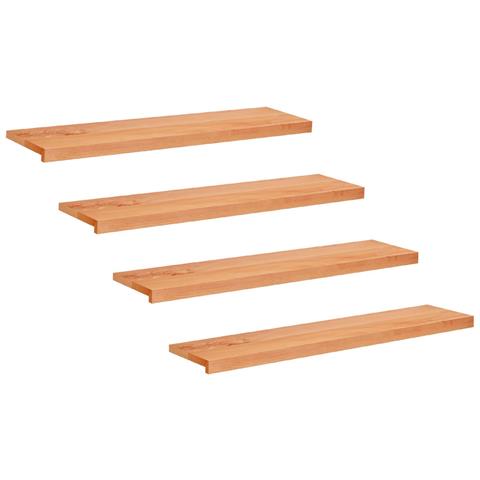 Tappeti per scale 4 pz 110 x 25 x 2 cm Vernice - Foto 1