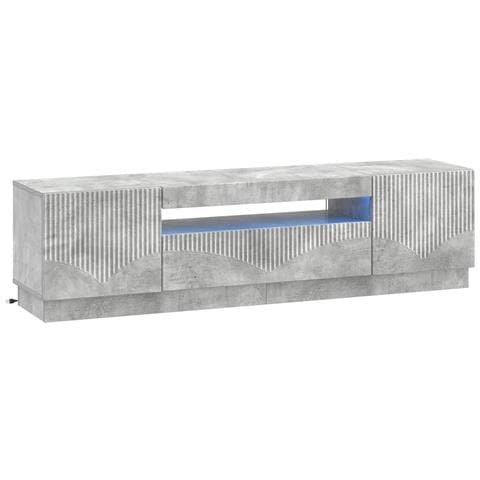 Mobile TV LED Grigio Cemento Legno ingegnerizzato - Foto 1