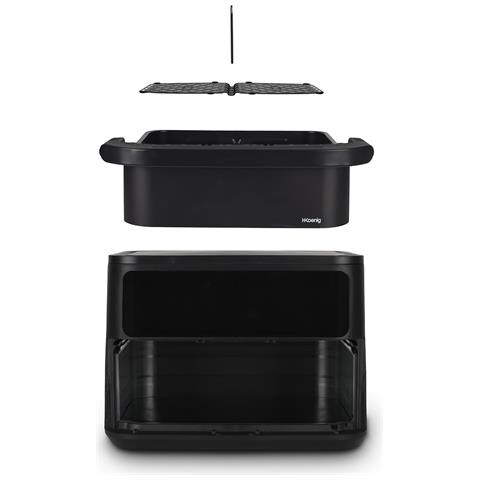 Friggitrice doppio cestello 2x3L, acciaio inox DFX600, 2 termostati,cestelli rimovibili e lavabili in lavastoviglie, filtro antiodore, 3600W - Foto 2