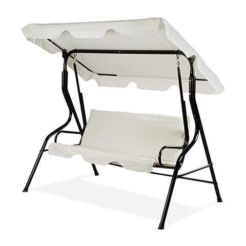 Dondolo con struttura in acciaio verniciato, e tessuto - Foto 4