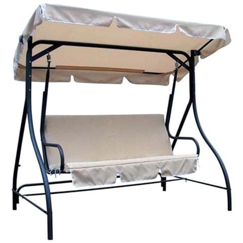 Dondolo con struttura in acciaio verniciato, e tessuto - Foto 2