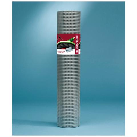 Rete Elettrosaldata Zincata e Rivestita per Fondi Gabbie Grigia 19 x 19 mm 51018 - Foto 1