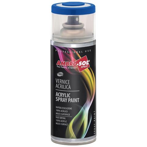 Bomboletta Vernice Spray Brillante Blu Genziana Interni Esterni Universale 400ml - Foto 2