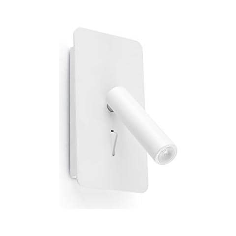Faro Suau - wandverlichting met schakelaar - 9,5 x 14 x 17 cm - 3W LED incl. - mat zwart