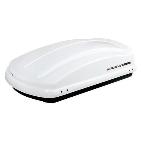 Box Da Tetto Baule Portatutto 330l Bianco Lucido Abs - Foto 2