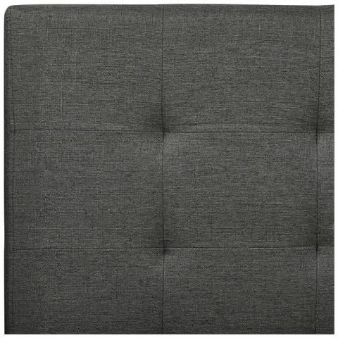 Letto In Tessuto Grigio Scuro 180x200 Cm La Rochelle - Foto 33