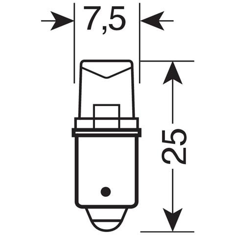 Cp. de 24v 1 Led Rosso Ba9s - Foto 6
