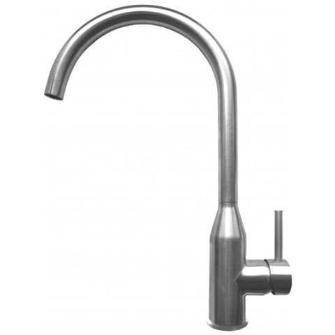 Miscelatore Monocomando con canna girevole Adige 21x40 cm Inox Inox - Foto 2