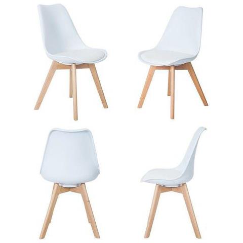 Sedia Stile Nordico Carlotta Bianca - Foto 2