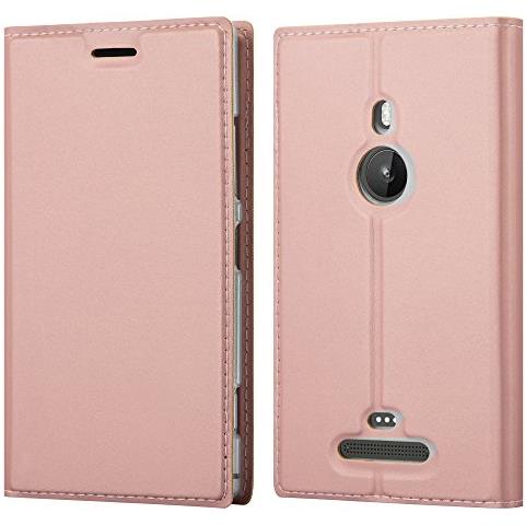 Custodia Compatibile Con Nokia Lumia 925 In Classy Oro Rosa - Coperchio Protettiva Con Chiusura Magnetica, Funzione Stand E Tasca Per Le Carte - Foto 1