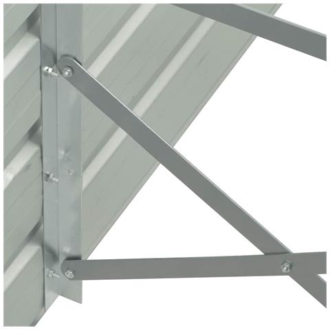 Fioriera Per Giardino In Acciaio Zincato 320x40x45 Cm Antracite - Foto 9