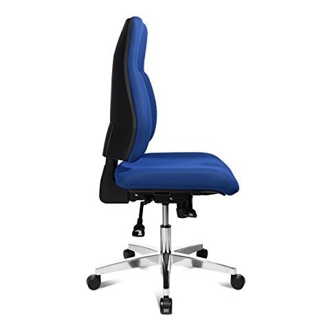 Topstar P91 - Sedia Girevole Da Ufficio, In Tessuto, 68 X 48 X 111 Cm, Poliestere, Blu, 68 X 48 X 111 Cm - Foto 2
