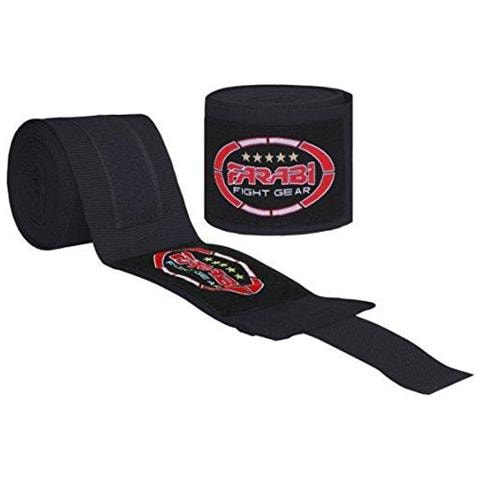 Farabi Bambini Mano Boxing Avvolge 25 Metri Di Lunghezza Guantoni Da Boxe Fitness Interno Messicano Avvolge Coppia (nero) - Foto 3