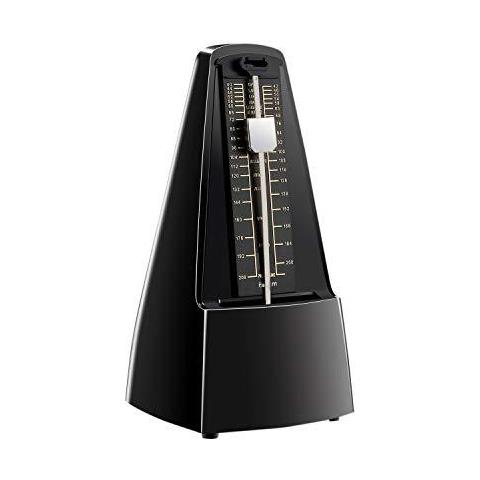 Metronomo Meccanico Con Alta Precisione Per Tutti I Tipi Di Strumenti Musicali (pianoforte Batteria Violino Chitarra Basso E Strumenti A Fiato) Clic Sonoro Bell Ring Tradizionale Piramide Stile - Foto 2