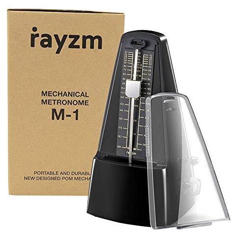 Metronomo Meccanico Con Alta Precisione Per Tutti I Tipi Di Strumenti Musicali (pianoforte Batteria Violino Chitarra Basso E Strumenti A Fiato) Clic Sonoro Bell Ring Tradizionale Piramide Stile - Foto 1