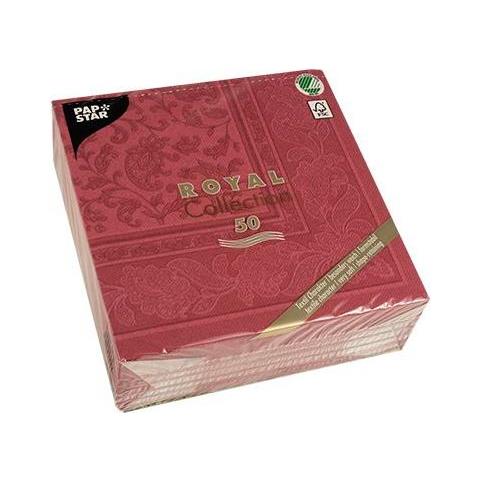 11668 Tovagliolo Di Carta Carta Velina Bordeaux 50 Pz - Foto 2