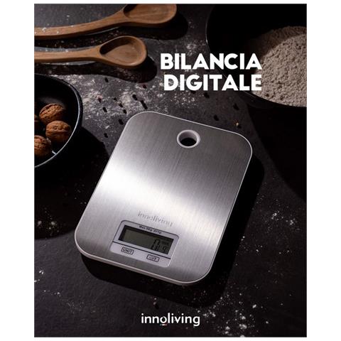 Bilancia Digitale Da Cucina In Acciaio Slim Deluxe Inn-134 - Foto 4