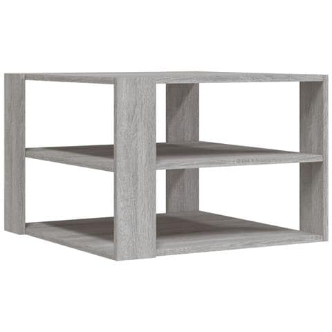 Tavolino Salotto Grigio Sonoma 59,5x59,5x40cm Legno Multistrato - Foto 2