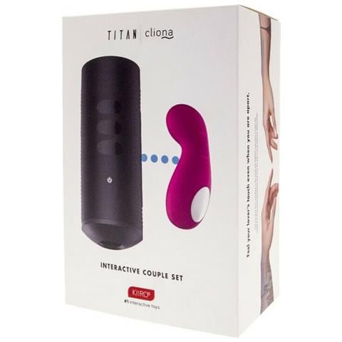 Masturbatore Titan & Cliona Kiiroo Nero /rosa - Foto 2