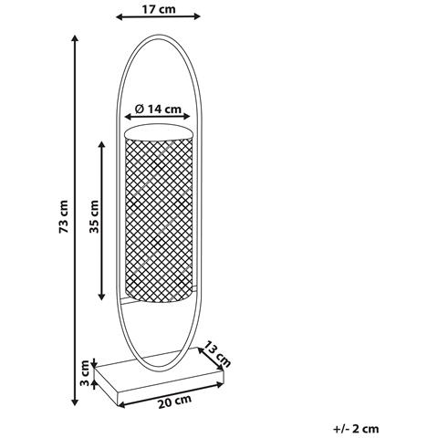 Portacandele Bohol Metallo Oro - Foto 6