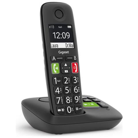 E290a Telefono Analogico /dect Identificatore Di Chiamata Nero - Foto 1