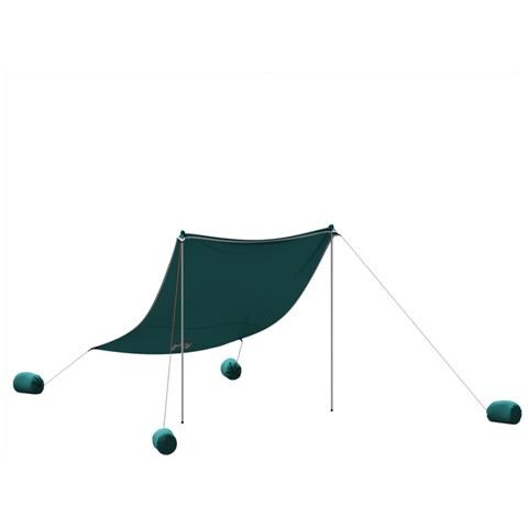 Baldacchino Da Spiaggia Con Ancore Per La Sabbia 214x236 Cm - Foto 1