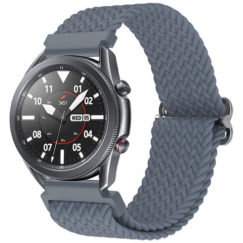 Cinturino Di Ricambio Universale Per Huawei Samsung 22mm Bluegray - Foto 1