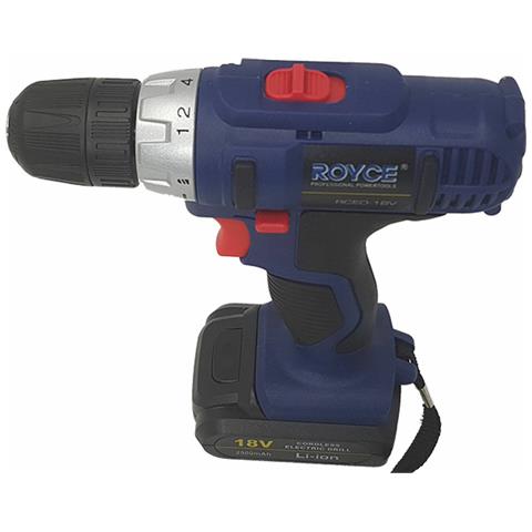 Trapano Avvitatore Elettrico Cordless 2 Batterie Ricaricabile R18v 2500 Mah - Foto 1