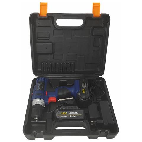 Trapano Avvitatore Elettrico Cordless 2 Batterie Ricaricabile R18v 2500 Mah - Foto 3