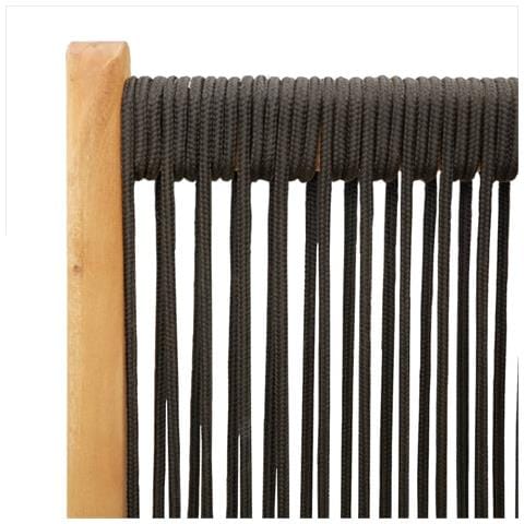 Sedie da Giardino Reclinabili 4pz Nere Legno Massello di Acacia - Foto 2